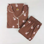 Dots Collar Pant Set with Pocket