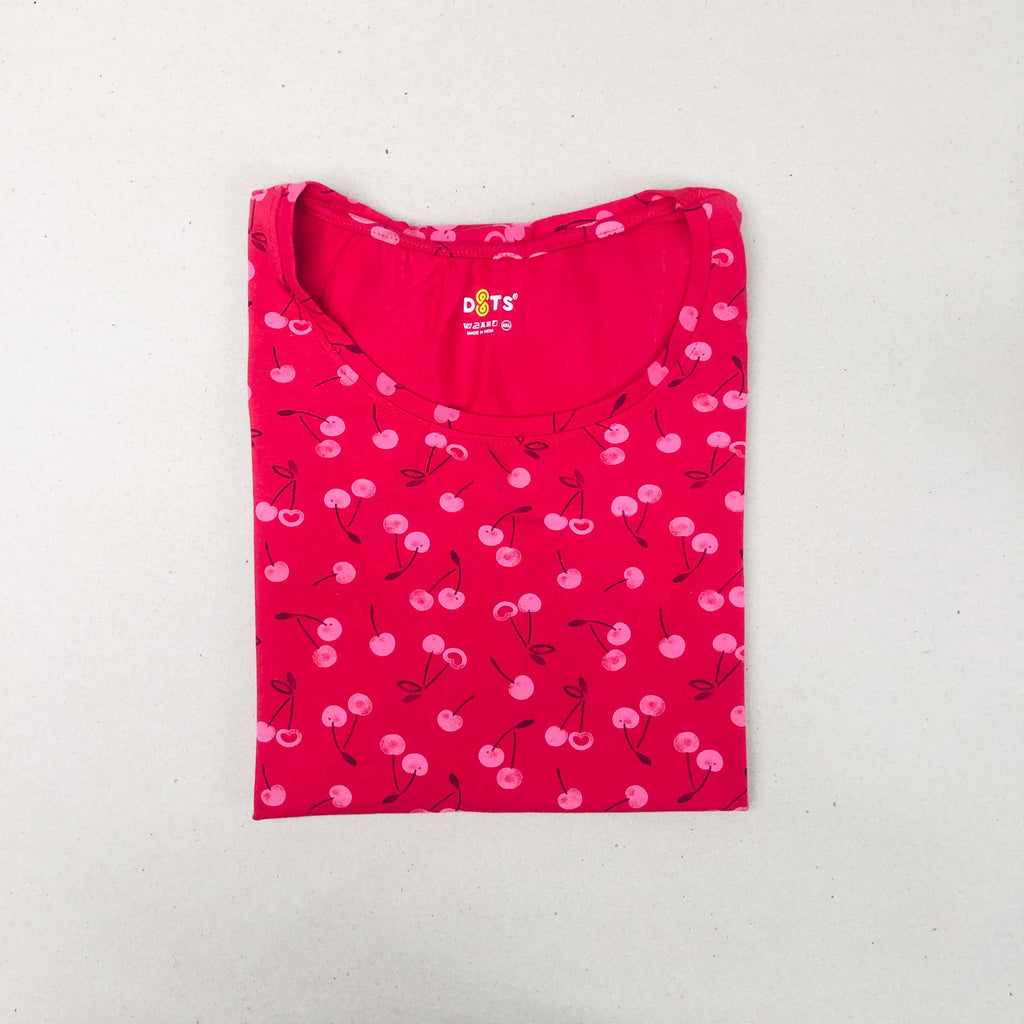 Dots Ladies Printed T-Shirt