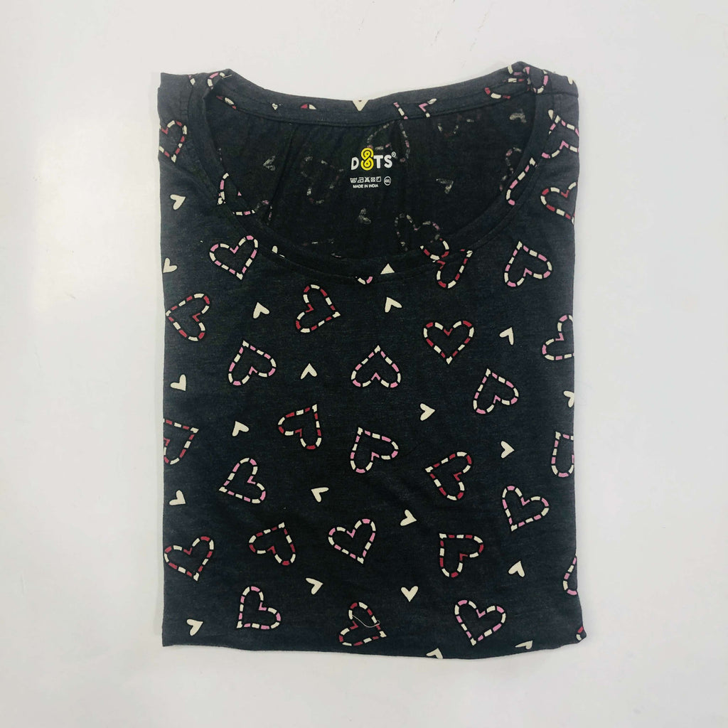 Dots Ladies Printed T-Shirt