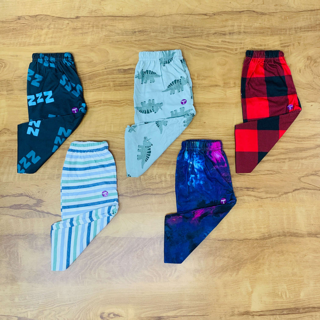 Unisex Kids Pants Pack of 5