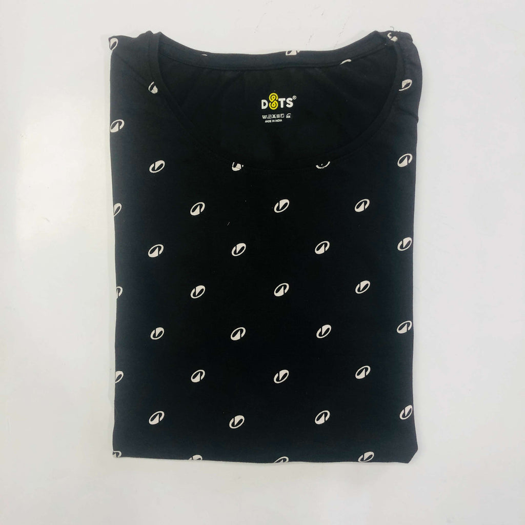 Dots Ladies Printed T-Shirt