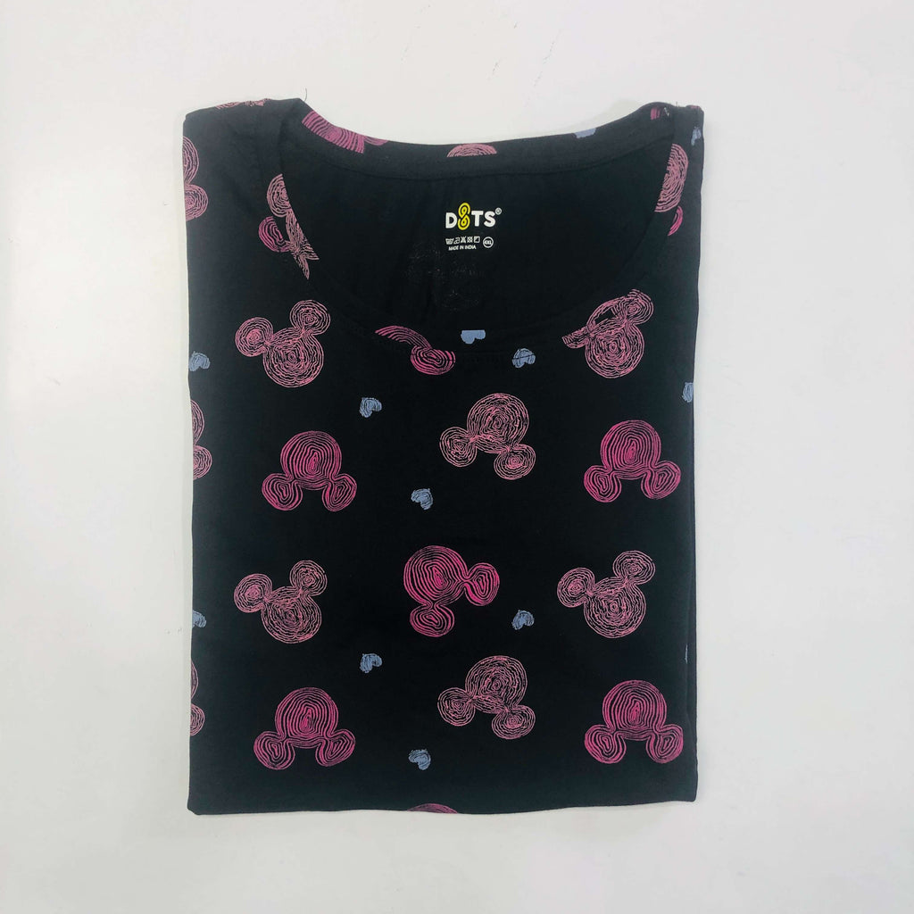 Dots Ladies Printed T-Shirt
