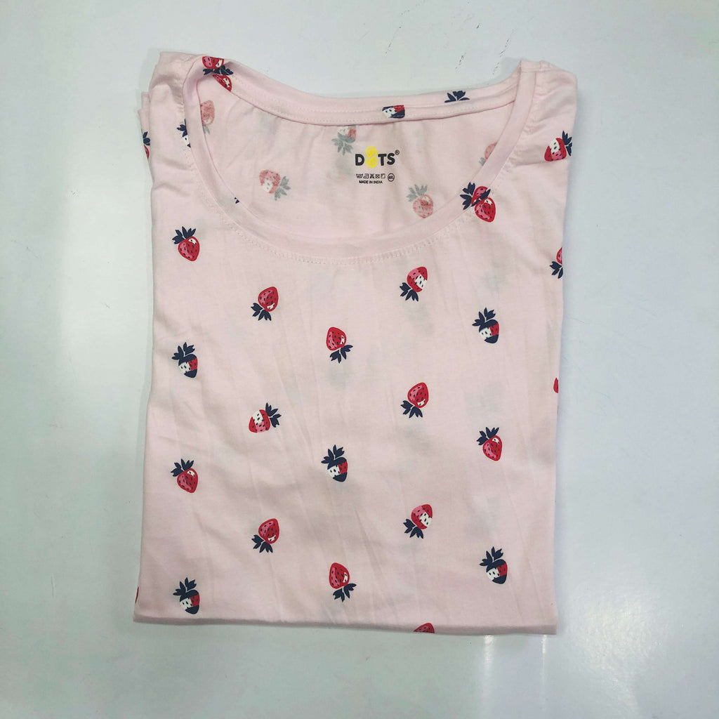 Dots Ladies Printed T-Shirt