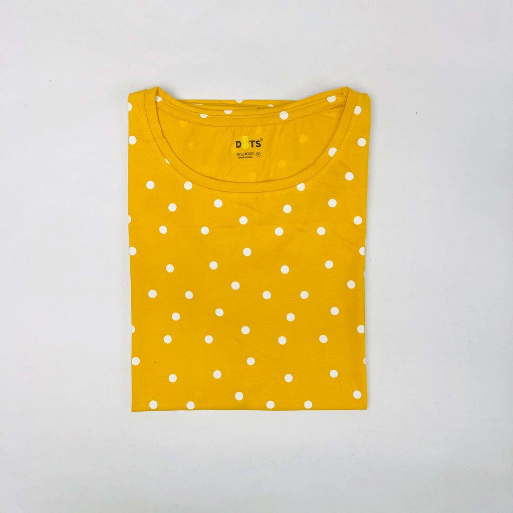 Dots Ladies Printed T-Shirt