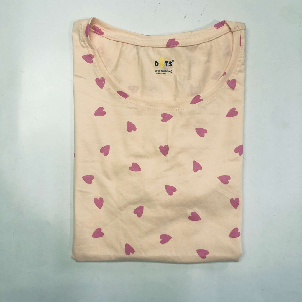 Dots Ladies Printed T-Shirt