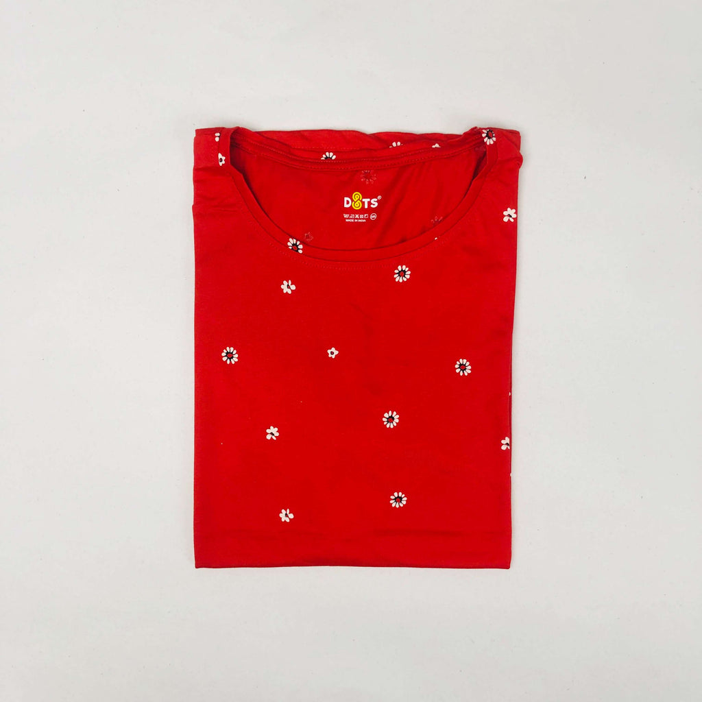 Dots Ladies Printed T-Shirt