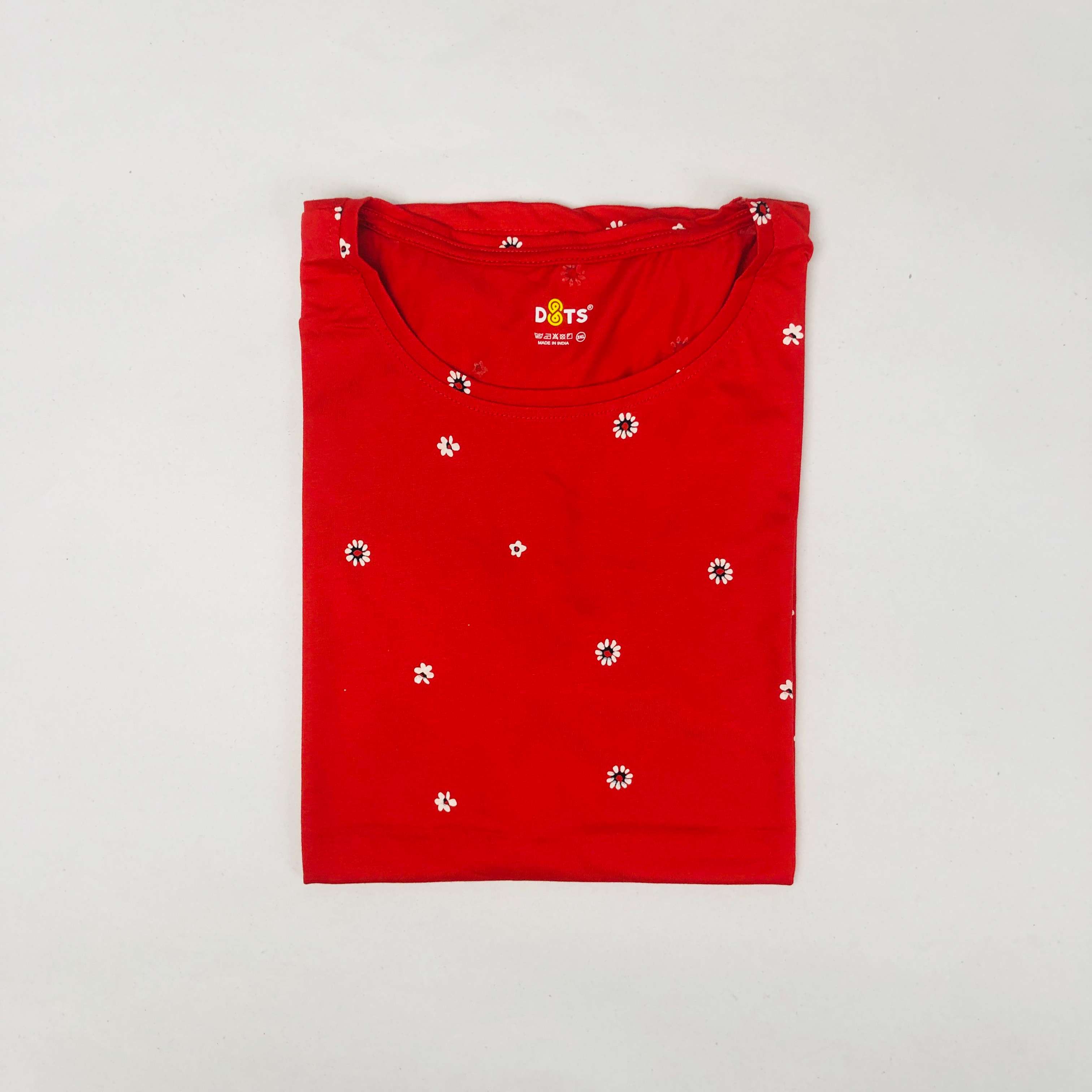 Dots Ladies Printed T-Shirt