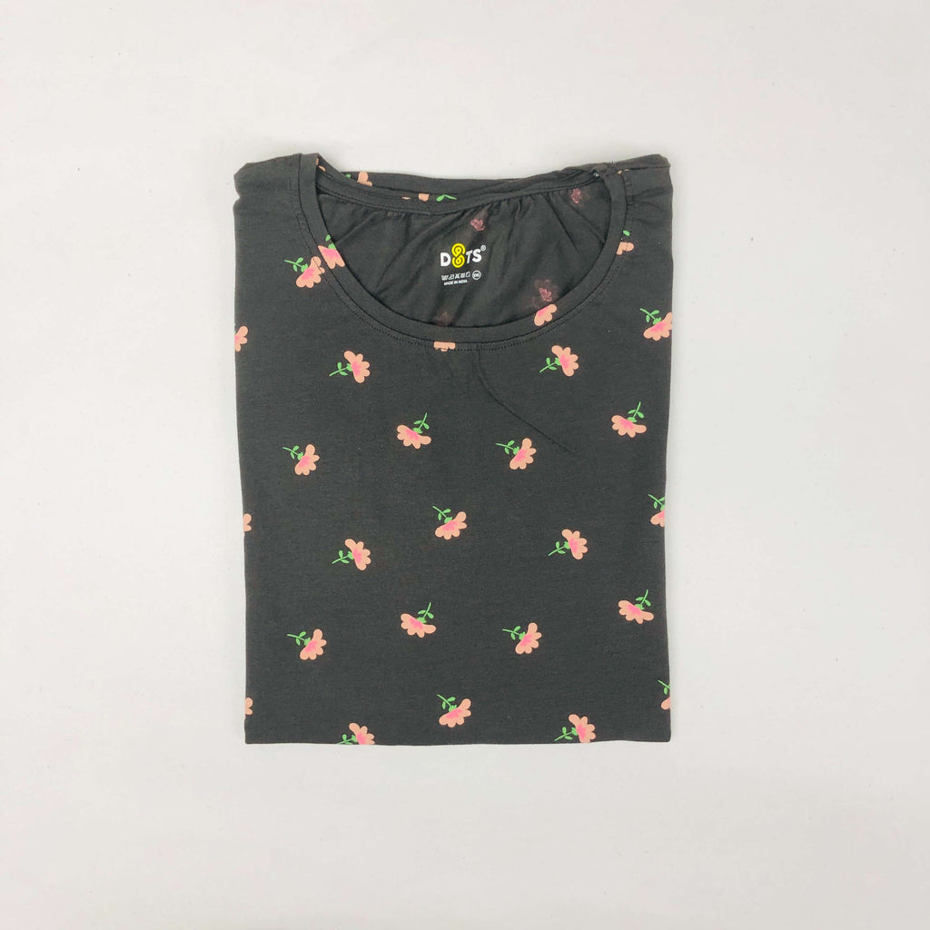 Dots Ladies Printed T-Shirt