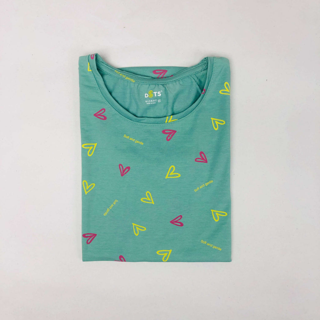Dots Ladies Printed T-Shirt