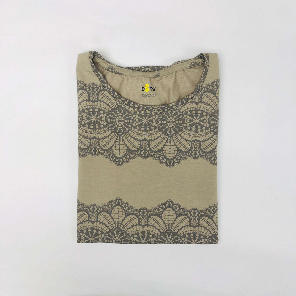 Dots Ladies Printed T-Shirt