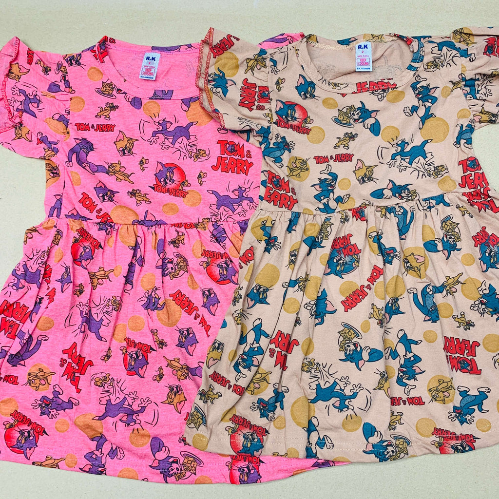Printed Frock Pack Of 2