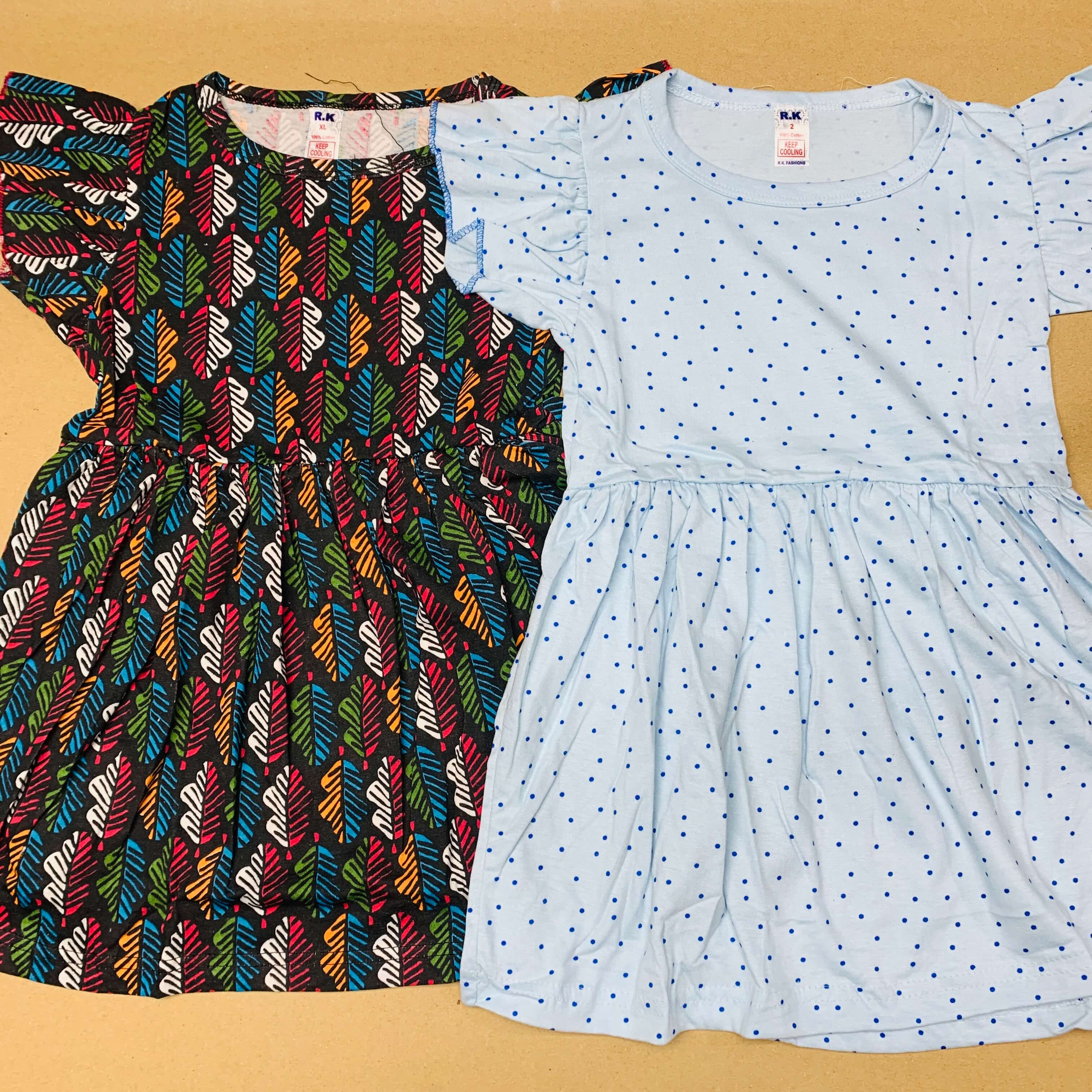 Printed Frock Pack Of 2