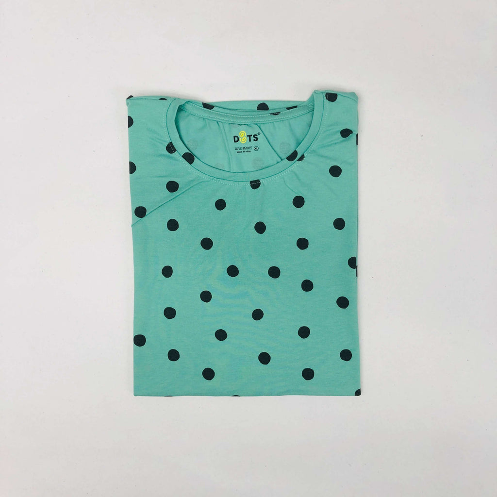 Dots Ladies Printed T-Shirt