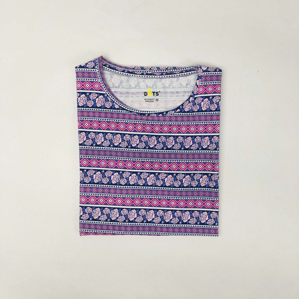 Dots Ladies Printed T-Shirt