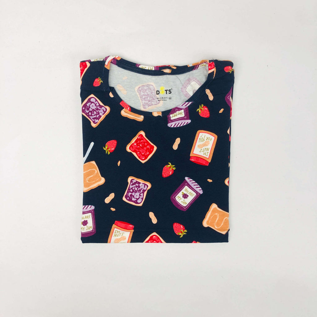 Dots Ladies Printed T-Shirt