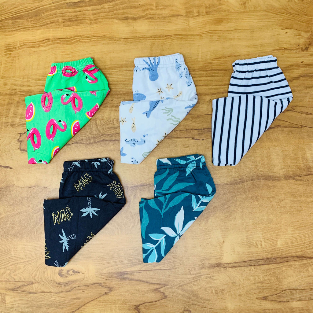 Unisex Kids Pants Pack of 5