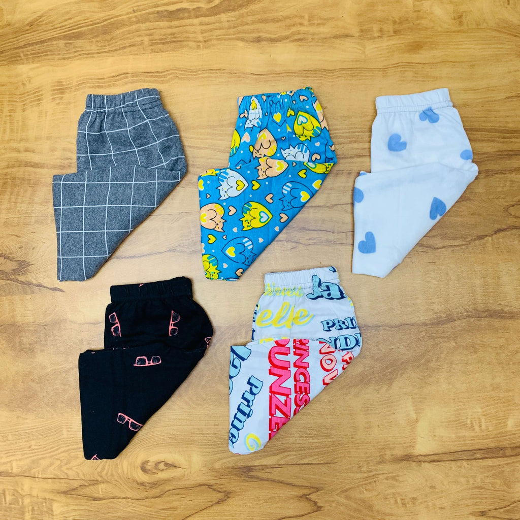 Unisex Kids Pants Pack of 5