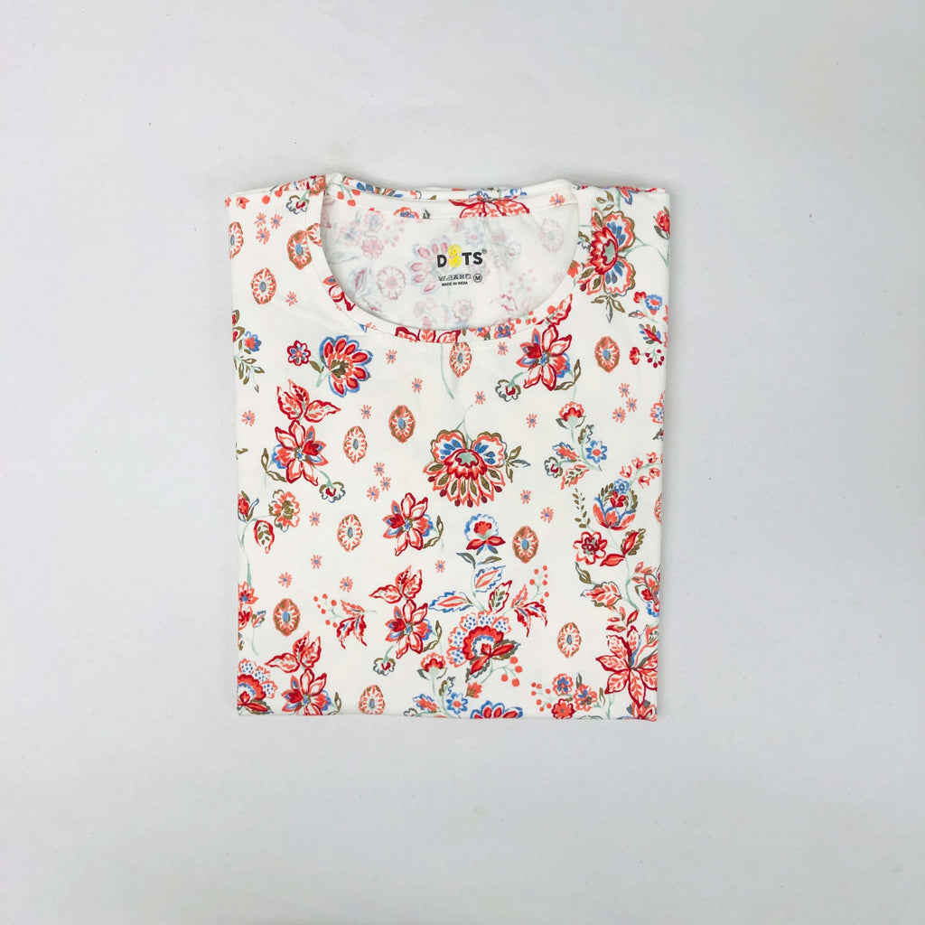 Dots Ladies Printed T-Shirt