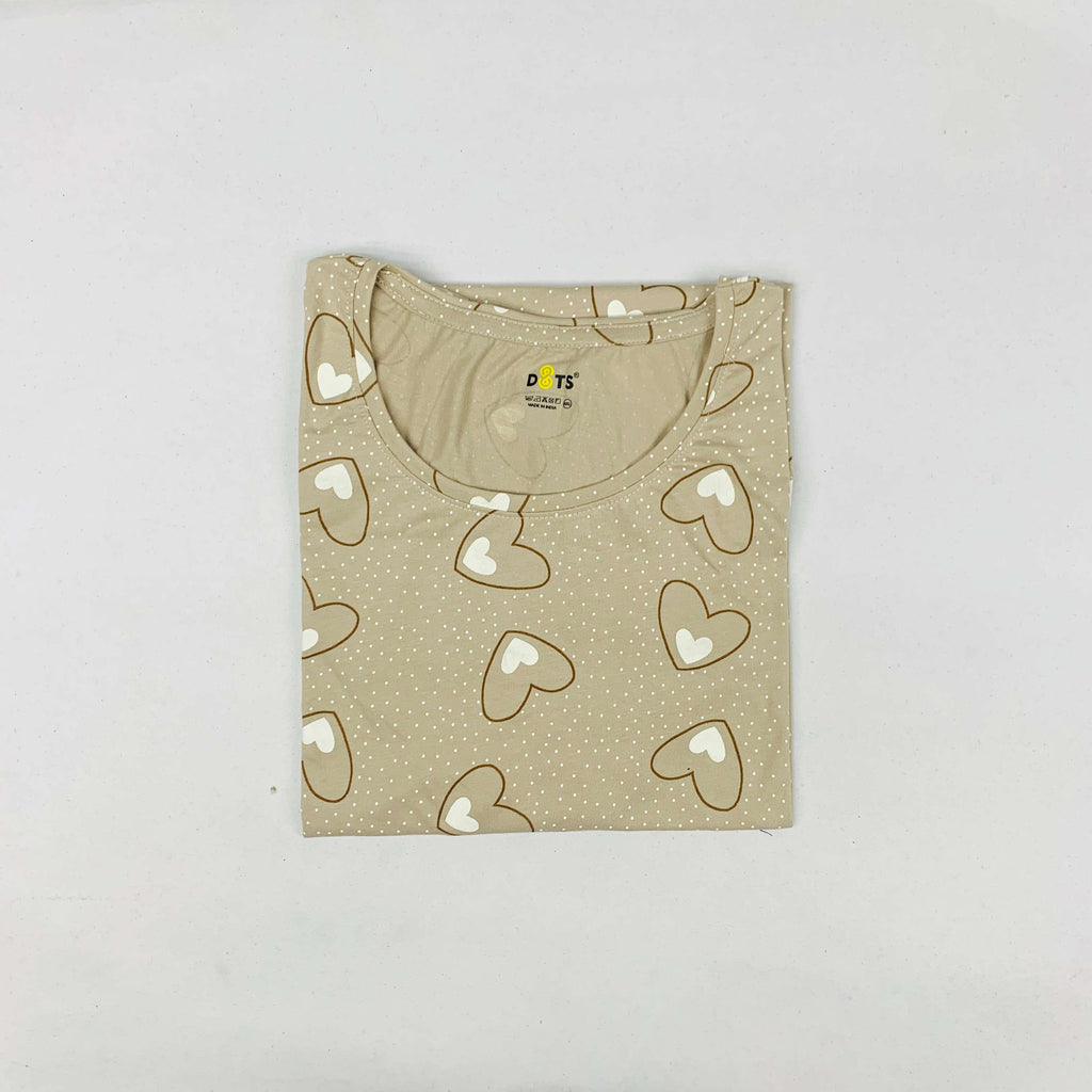 Dots Ladies Printed T-Shirt
