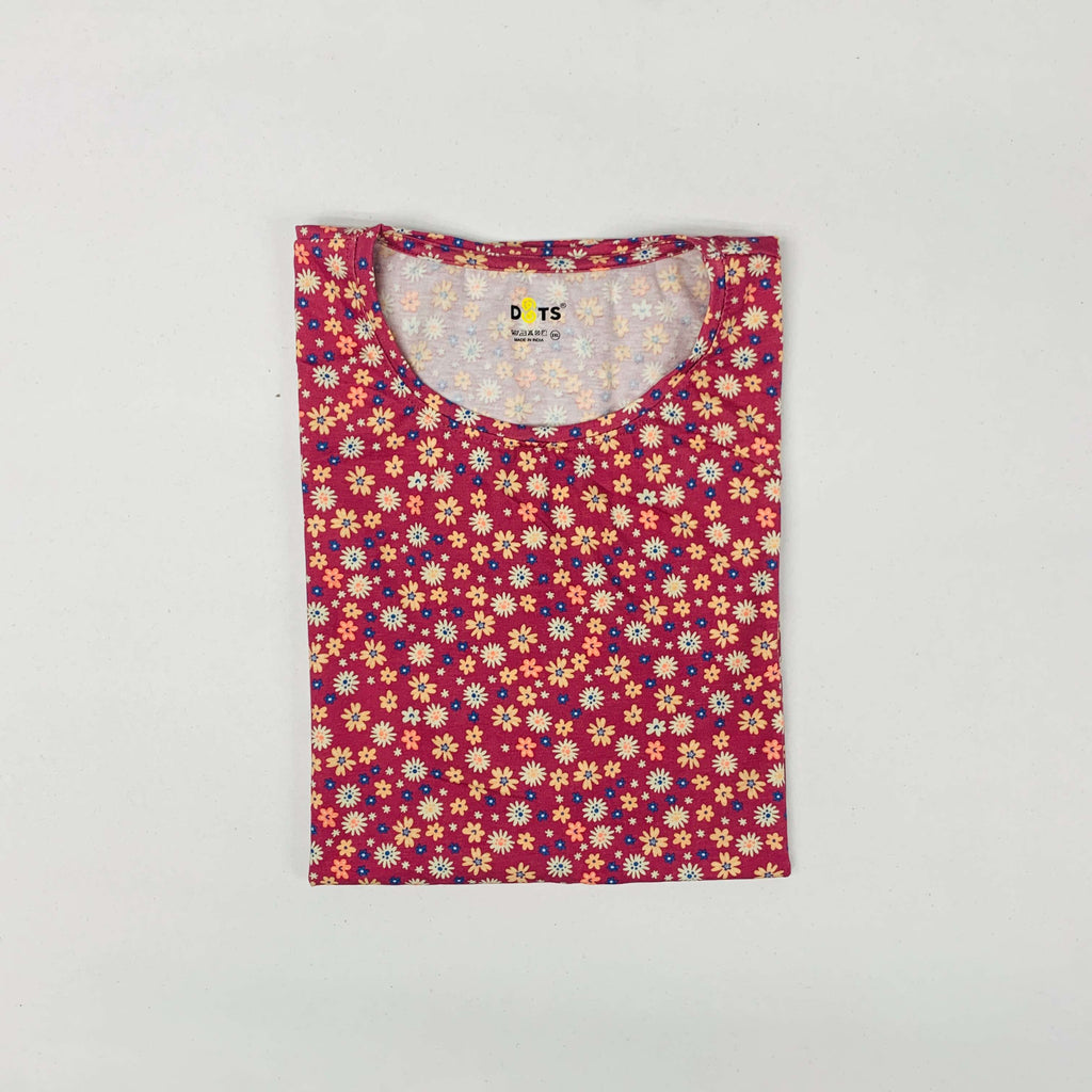 Dots Ladies Printed T-Shirt