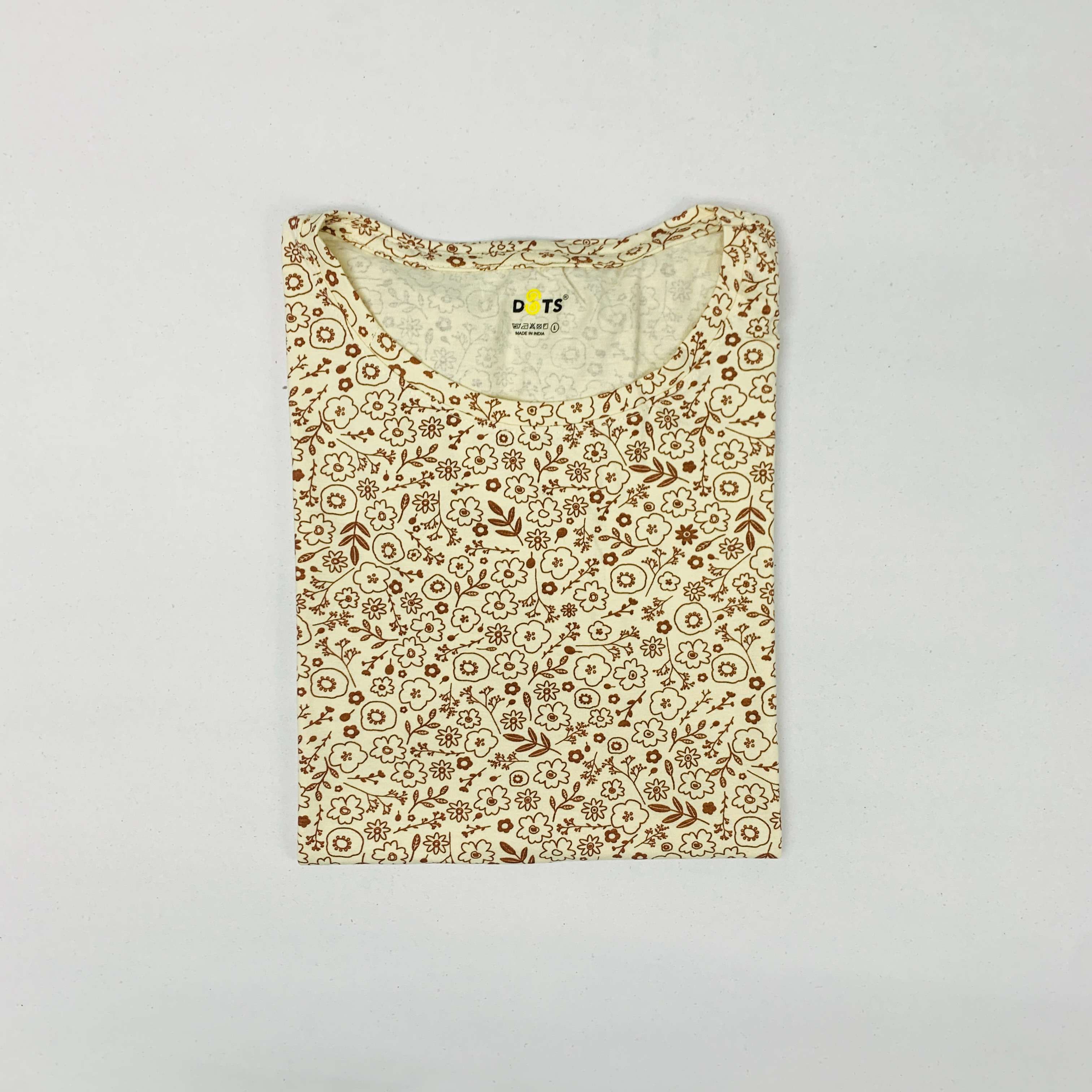 Dots Ladies Printed T-Shirt