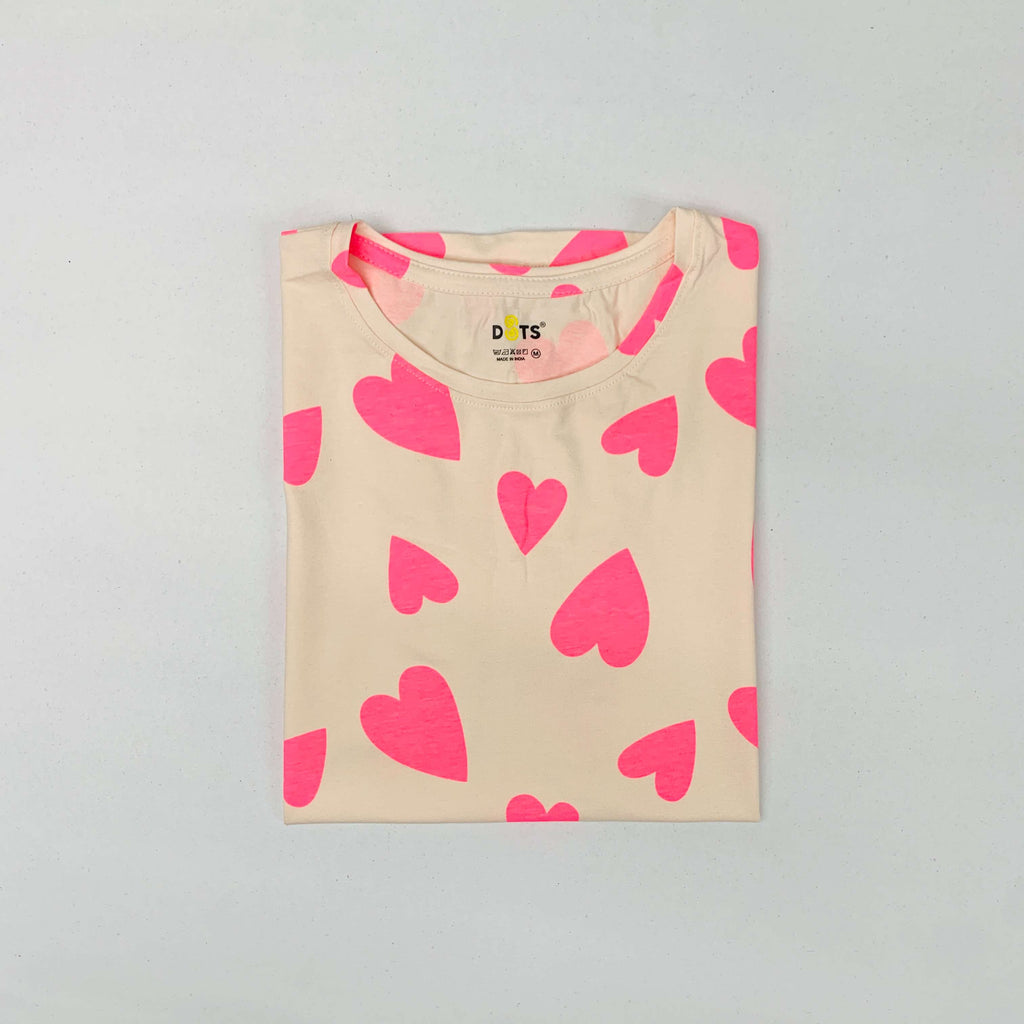 Dots Ladies Printed T-Shirt