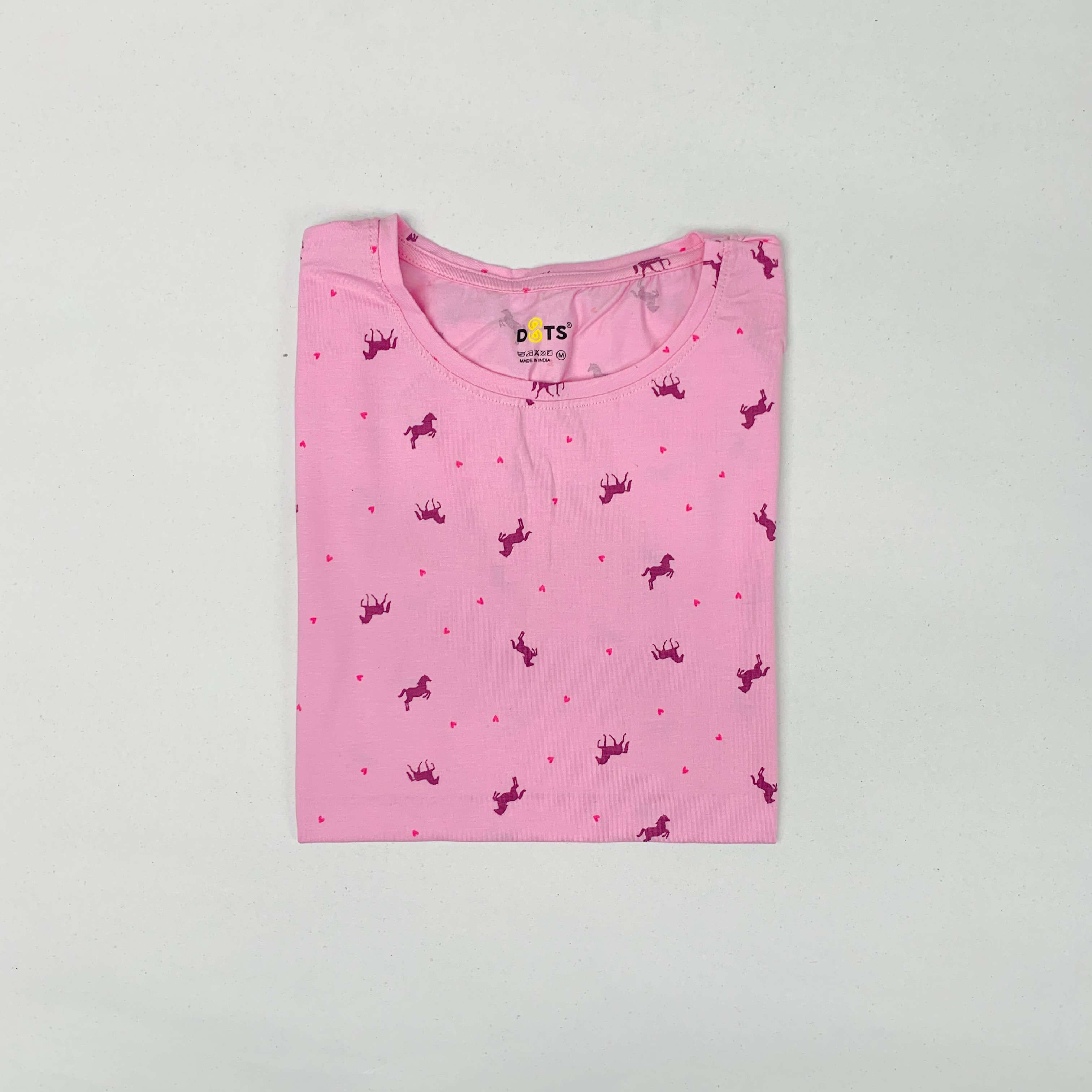 Dots Ladies Printed T-Shirt