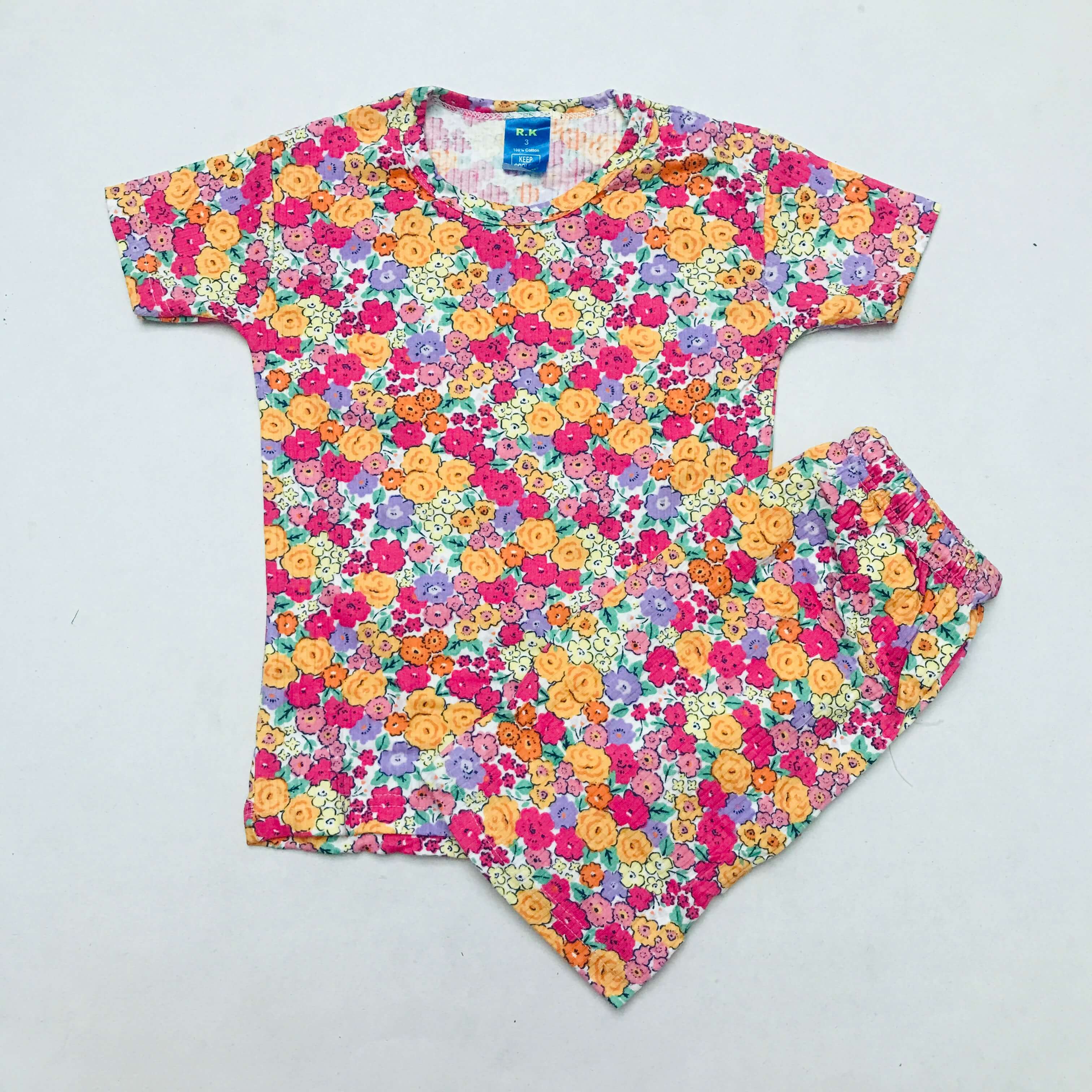 Kids Printed Shorts Set