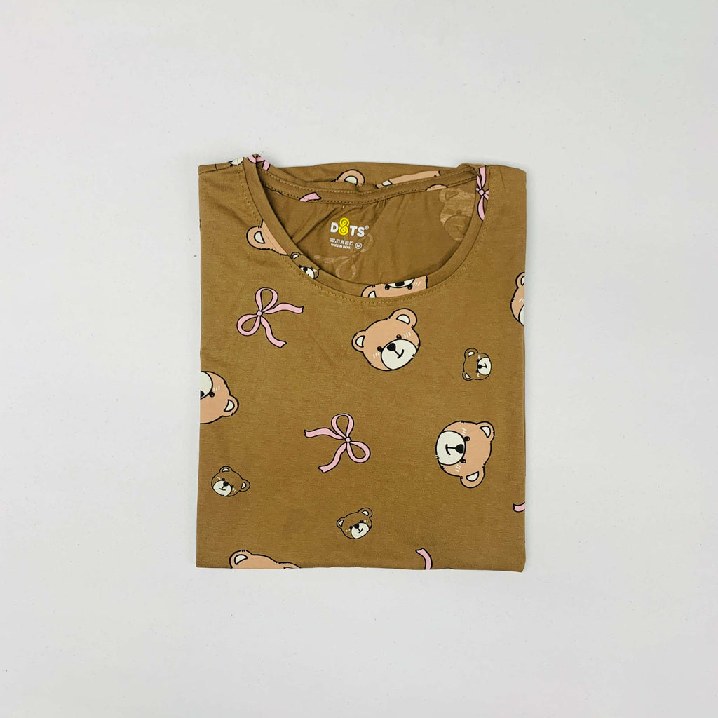 Dots Ladies Printed T-Shirt