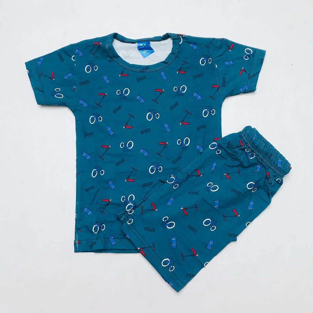 Kids Printed Shorts Set