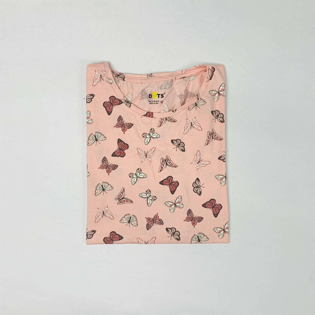 Dots Ladies Printed T-Shirt