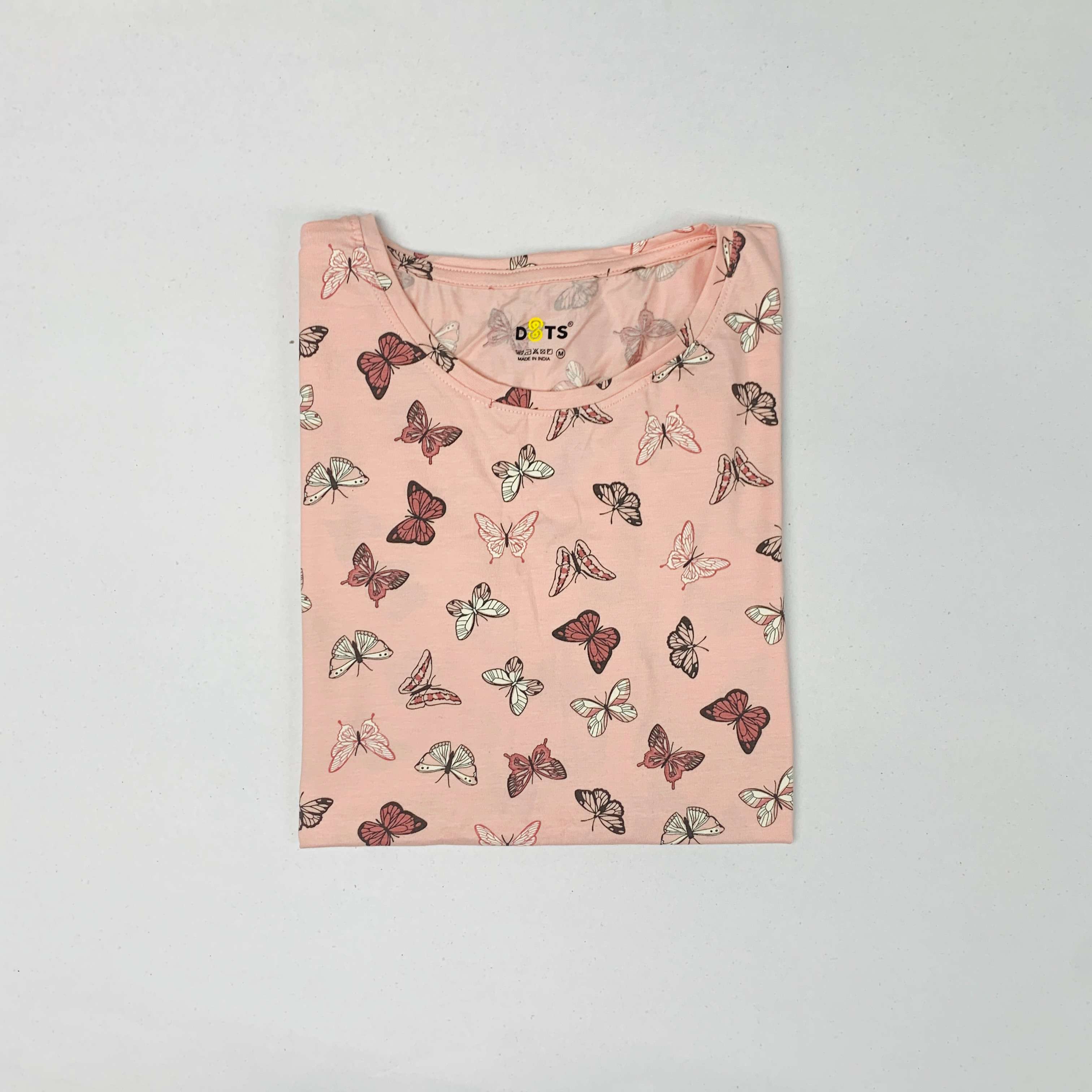 Dots Ladies Printed T-Shirt
