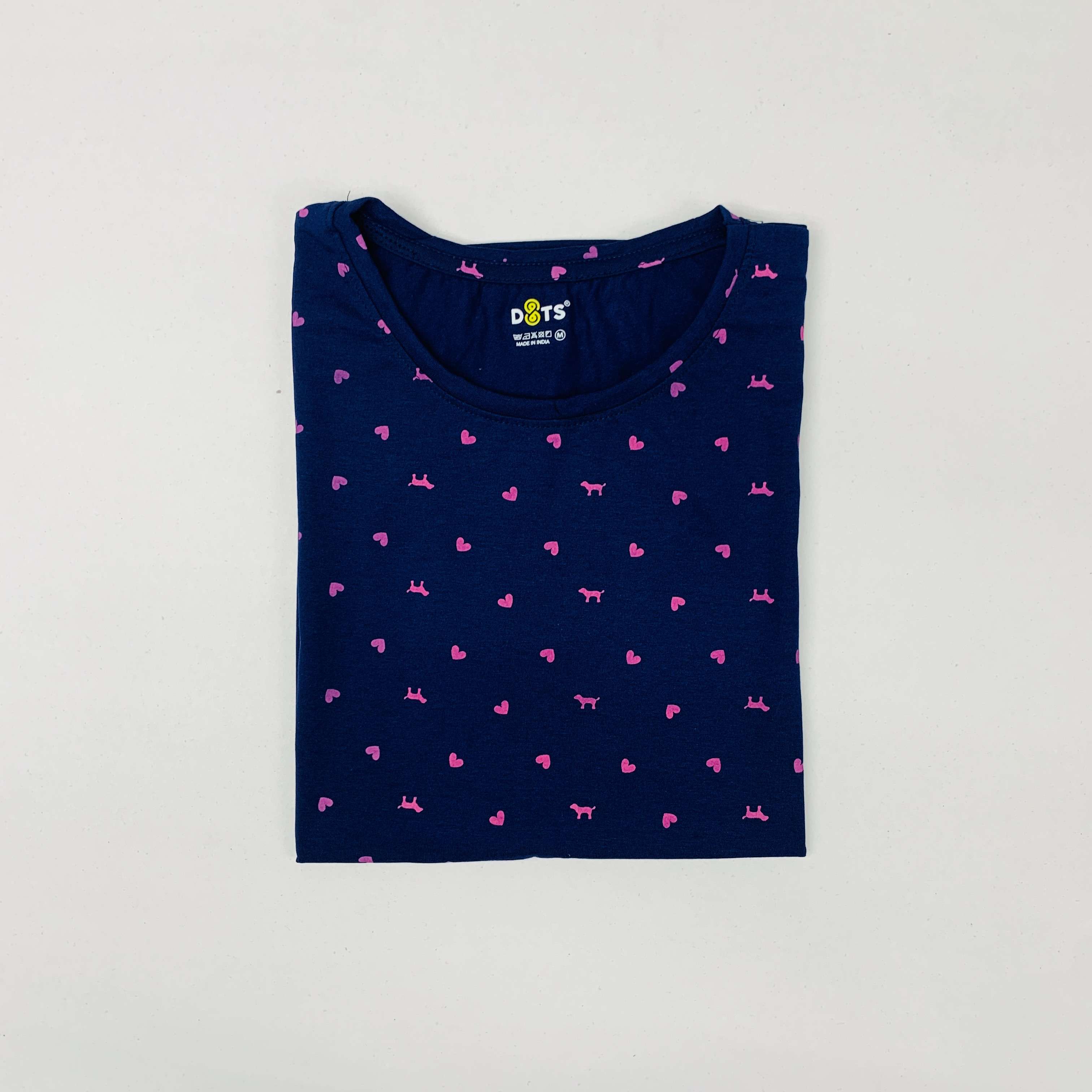 Dots Ladies Printed T-Shirt