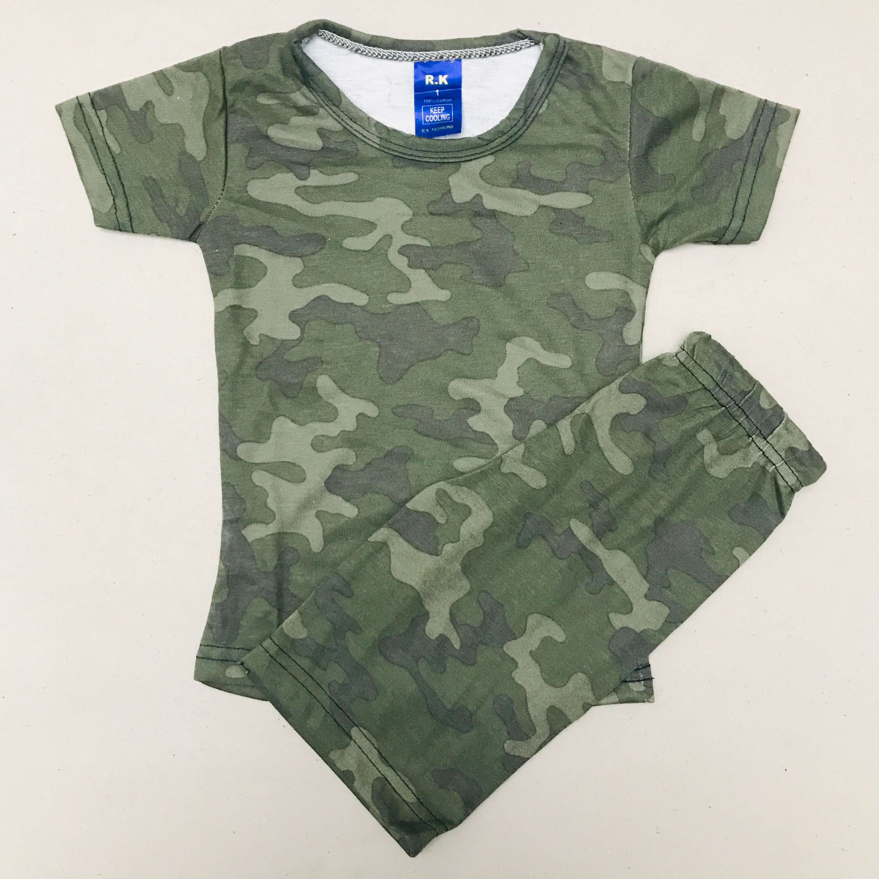Kids Printed Shorts Set
