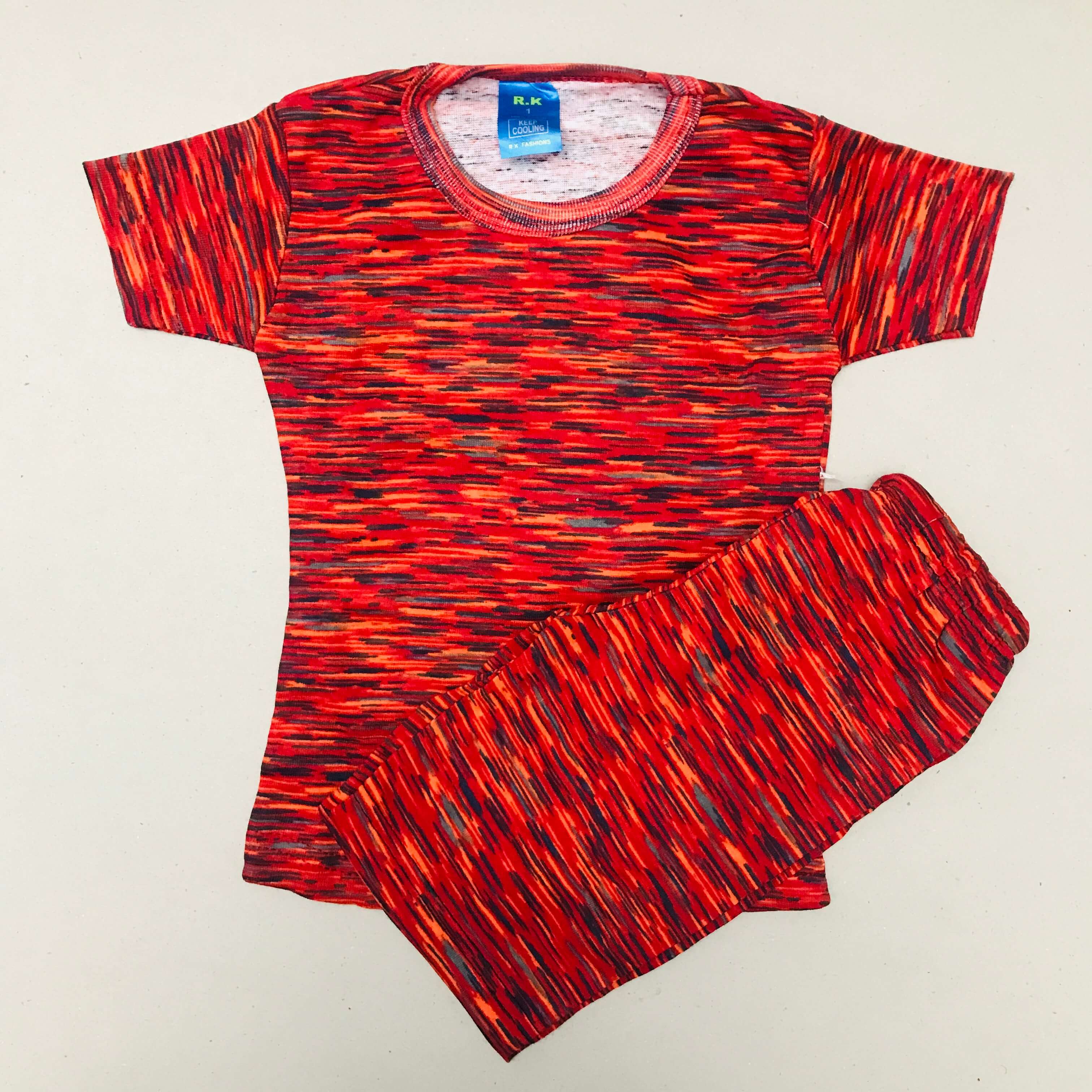 Kids Printed Shorts Set
