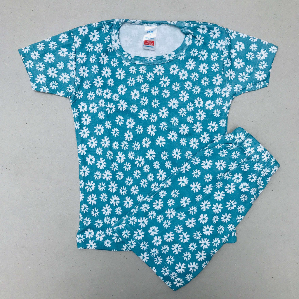 Kids Printed Shorts Set