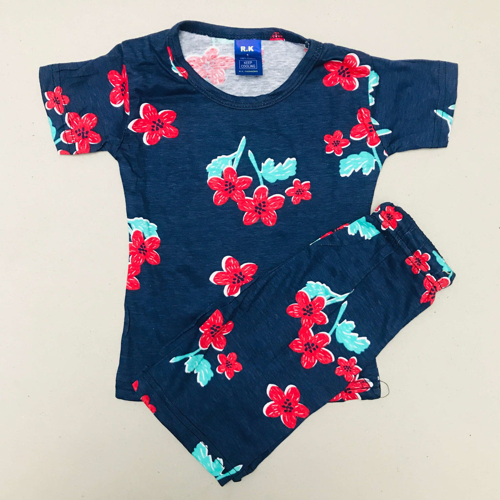 Kids Printed Shorts Set