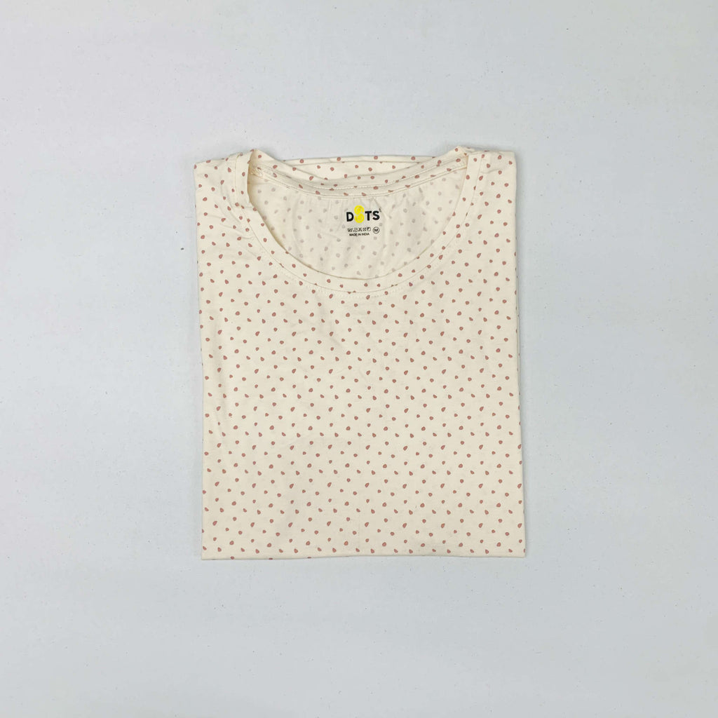 Dots Ladies Printed T-Shirt