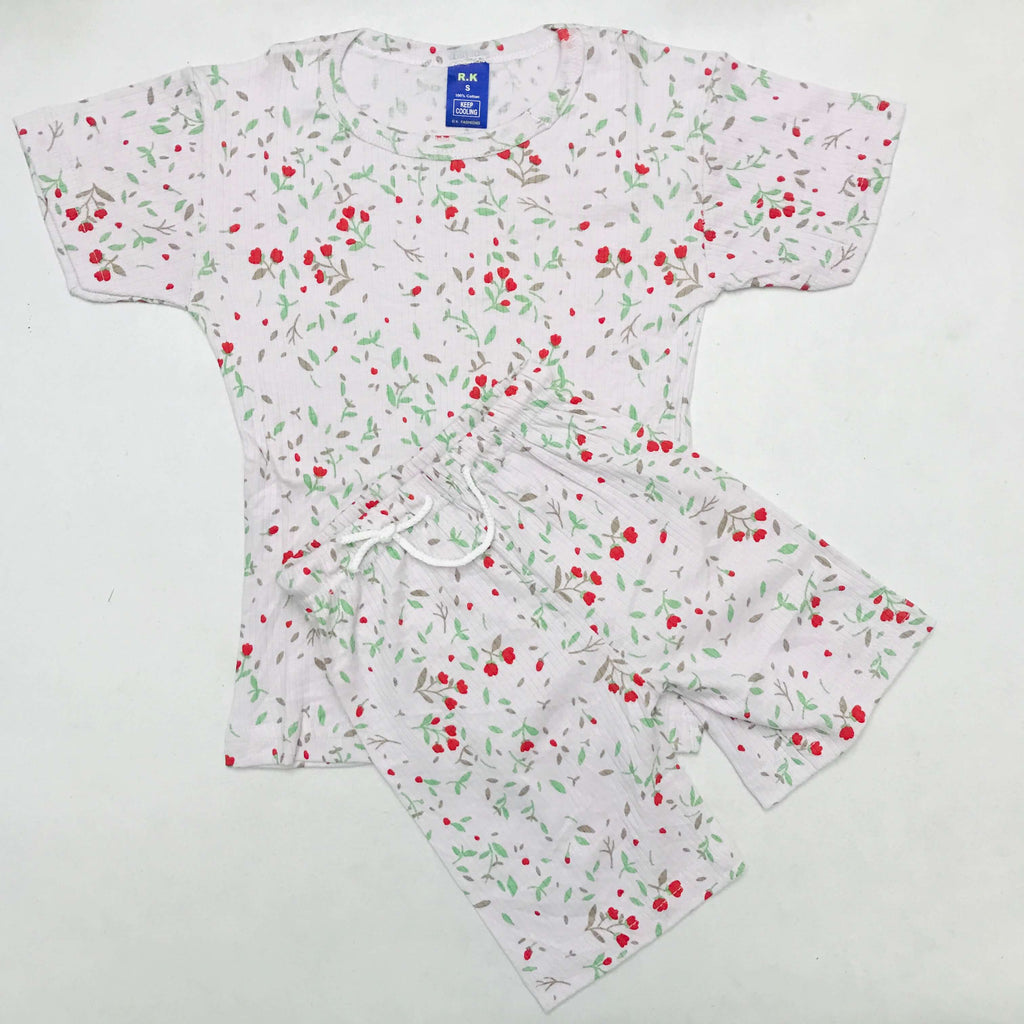 Kids Printed Shorts Set