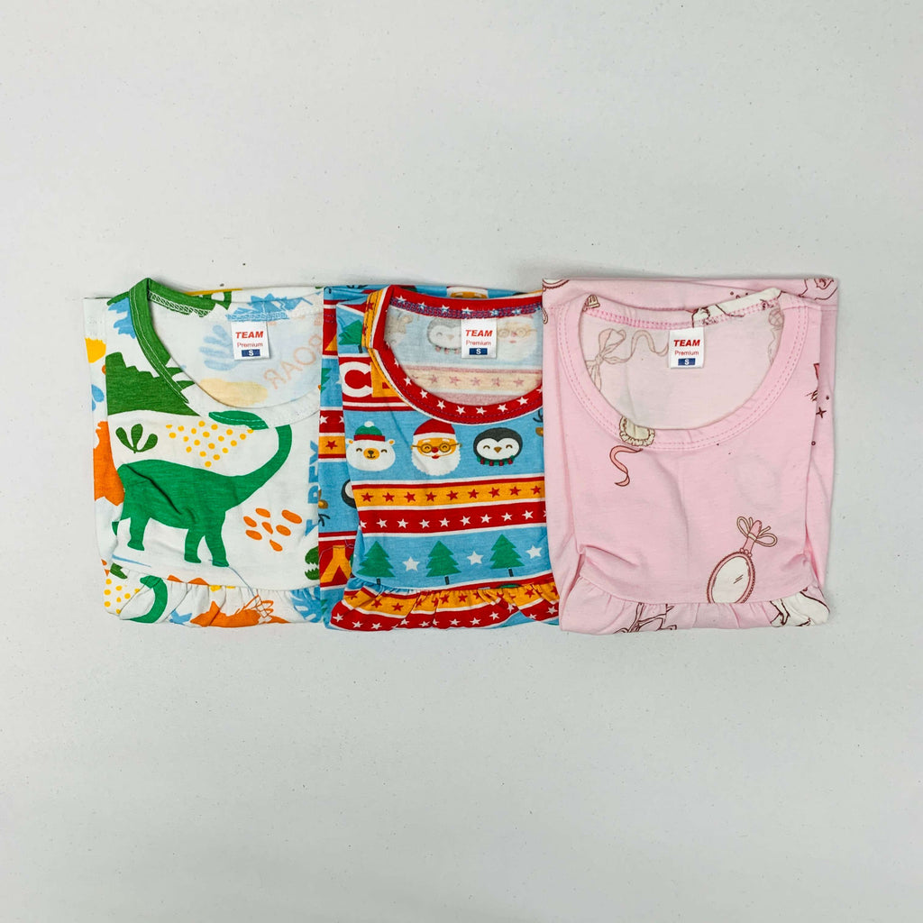 Premium Kids SL Frock Pack Of 3