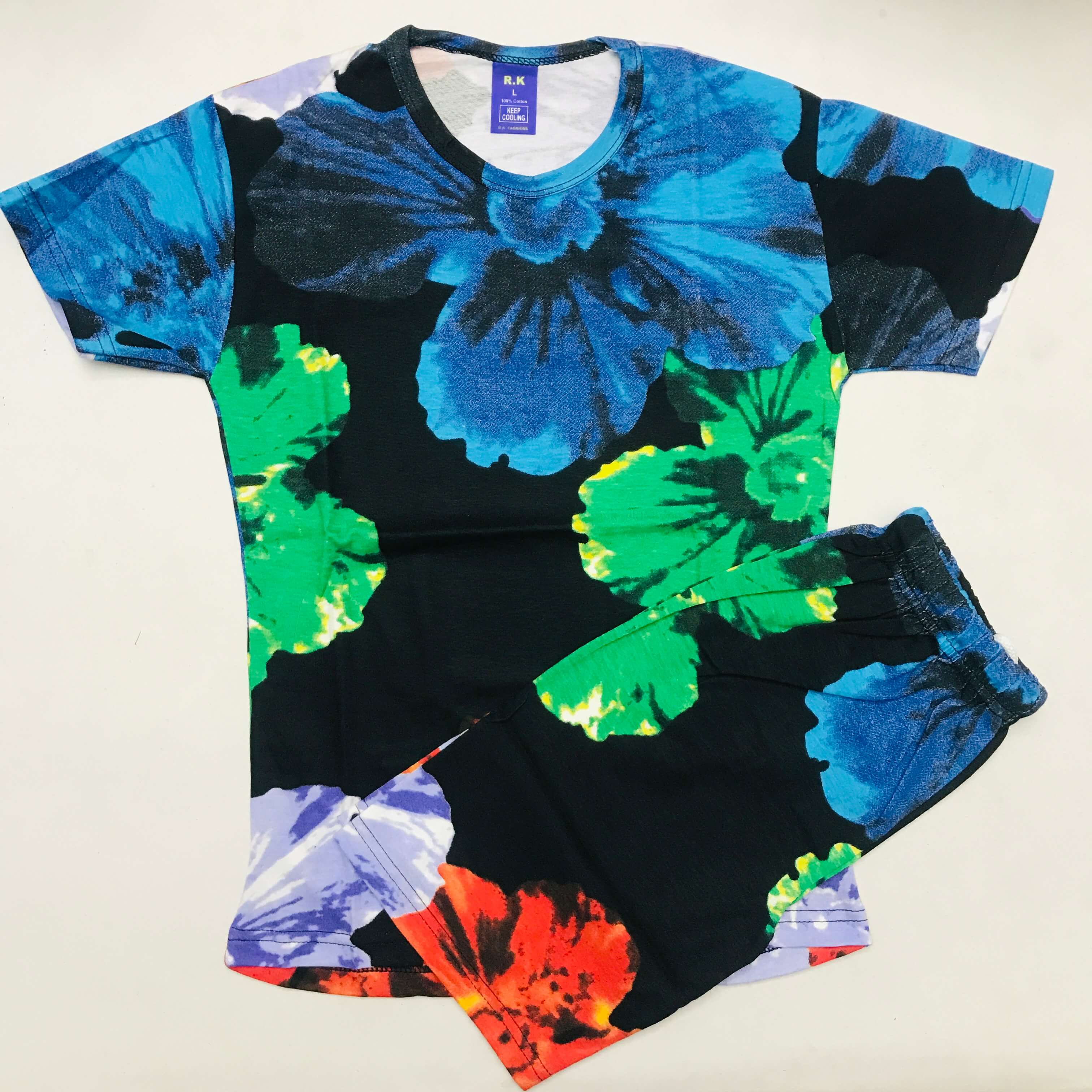 Kids Printed Shorts Set