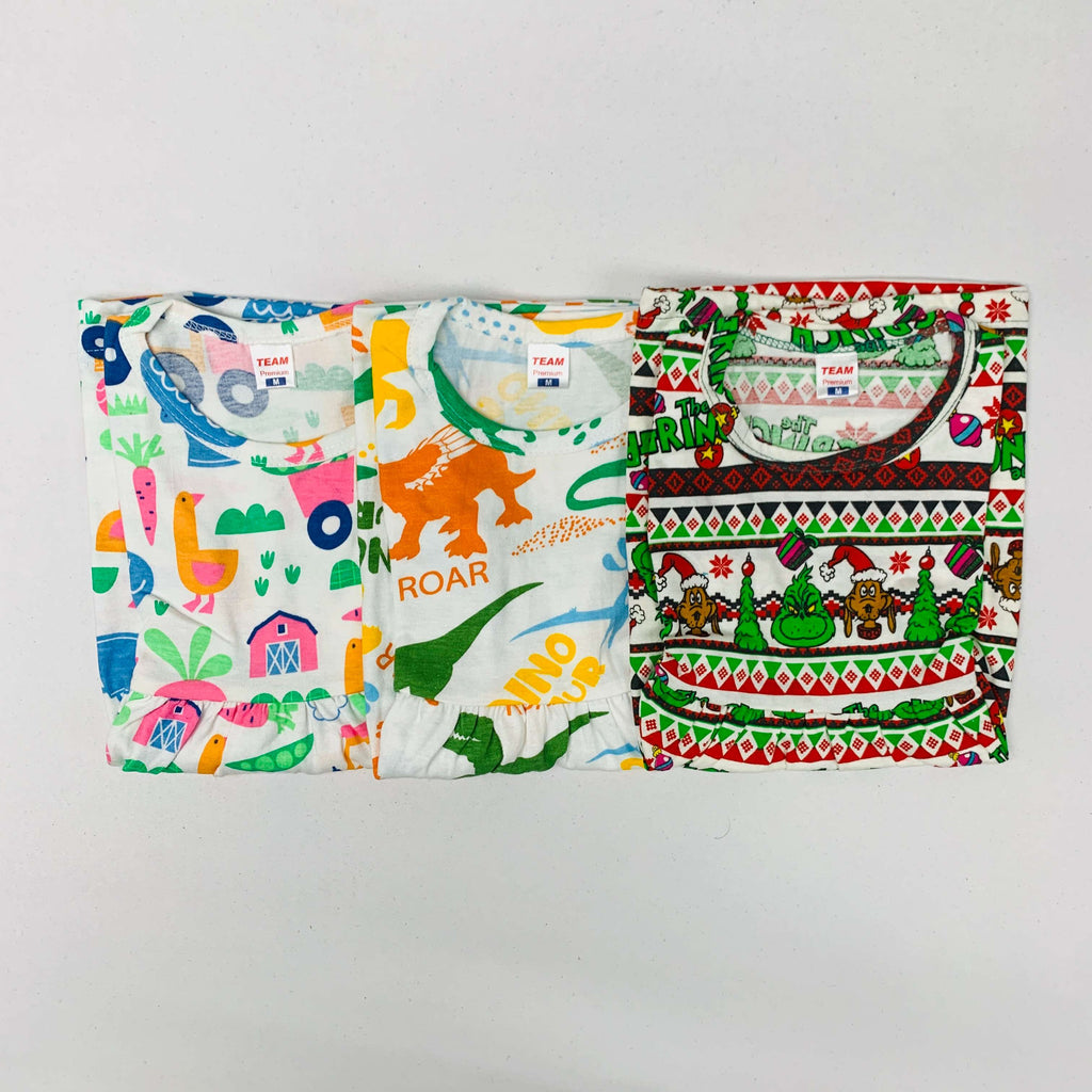 Premium Kids SL Frock Pack Of 3