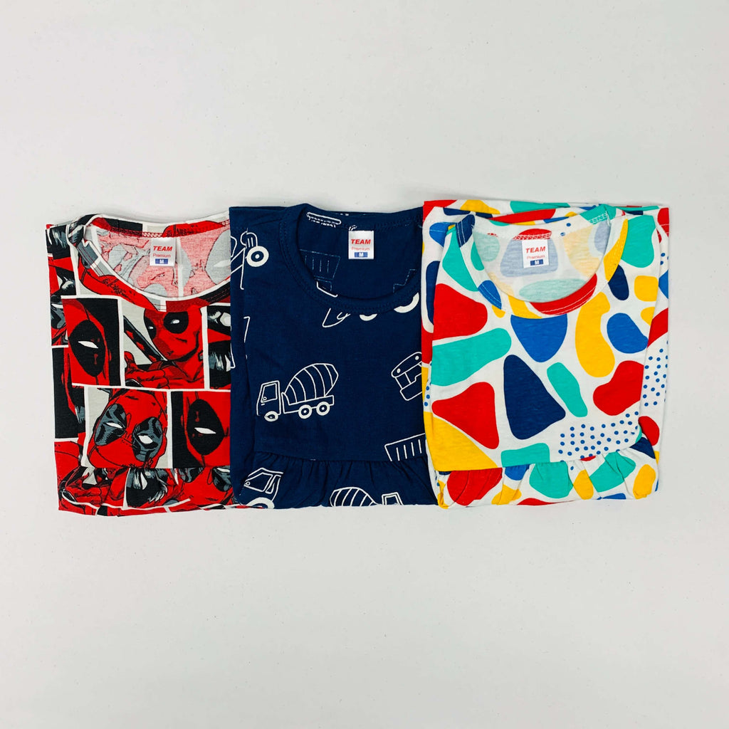 Premium Kids SL Frock Pack Of 3