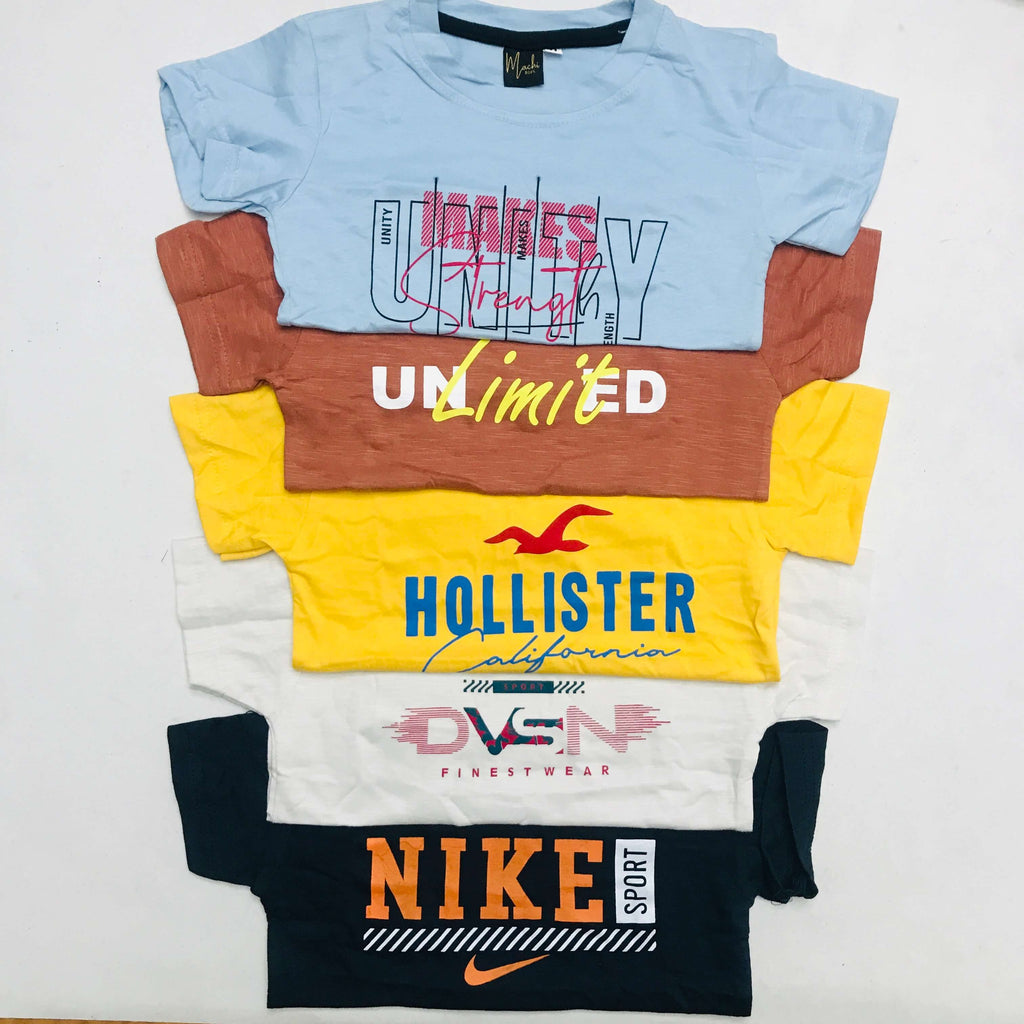 Kids T-Shirt Combo (Pack of 5)