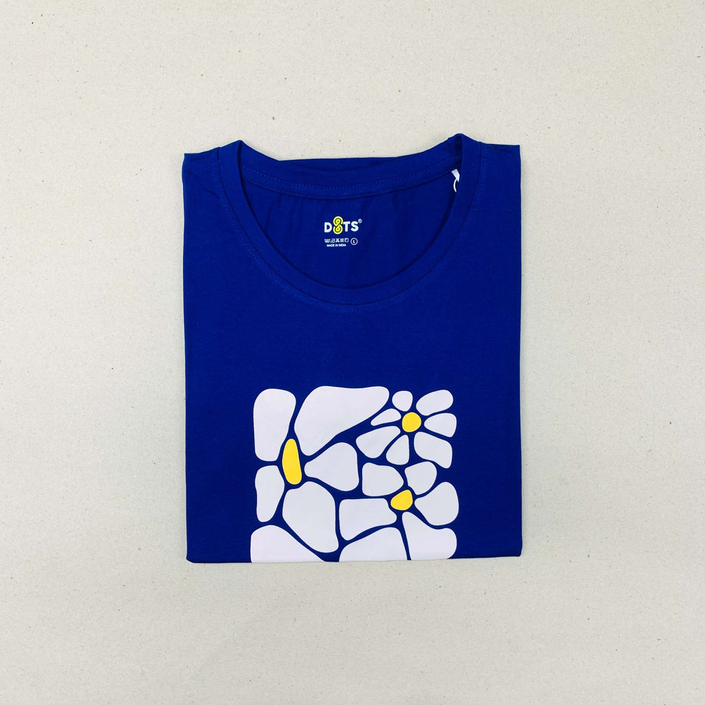 Women’s Solid T-Shirt-Dots