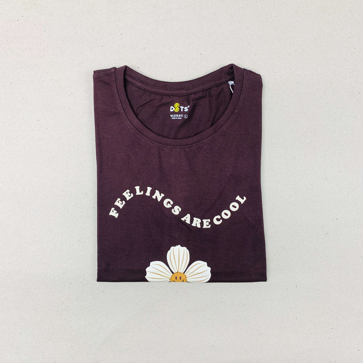 Women’s Solid T-Shirt-Dots