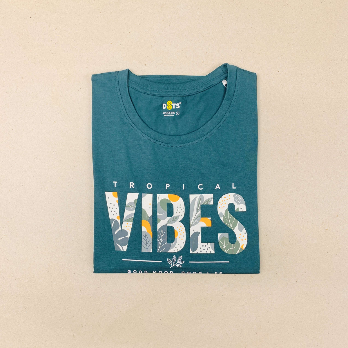 Women’s Solid T-Shirt-Dots