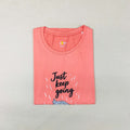 Women’s Solid T-Shirt-Dots