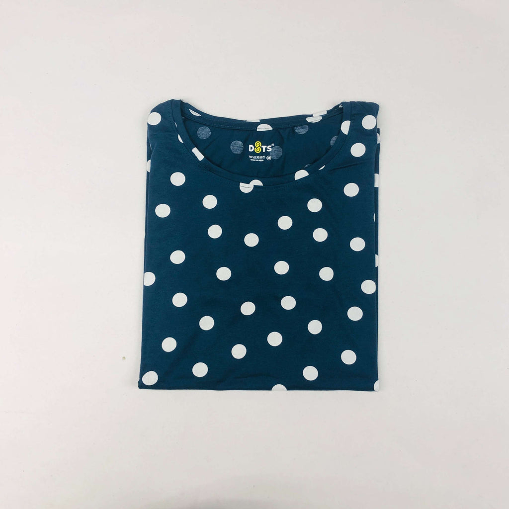 Dots Ladies Printed T-Shirt
