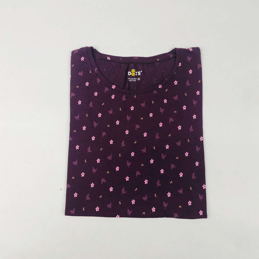 Dots Ladies Printed T-Shirt